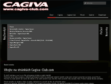 Tablet Screenshot of cagiva-club.com